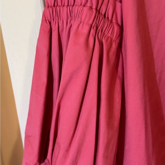 Chico’s Poplin Ruffle Sleeve Women's Pink Blouse - Picture 5 of 7